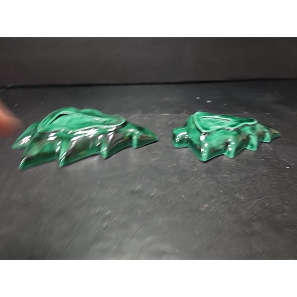 Stacking Christmas Tree Dishes, Vintage Ceramic Nesting Set‎ of 2, MCM Decor - Picture 6 of 9